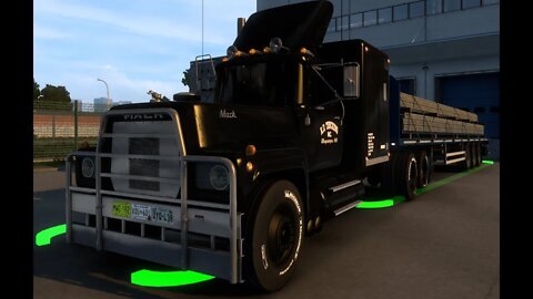 MACK RS 700 l. TEST DRIVE. Pecs - Le Mans . Euro Truck Simulator 2.