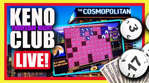 🚨LIVE! Crushing High Limit KENO at COSMO Las Vegas! #TNKC