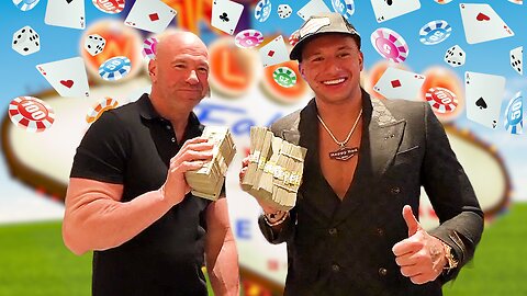 First Time High Stakes Gambling w/ Dana White LIVE