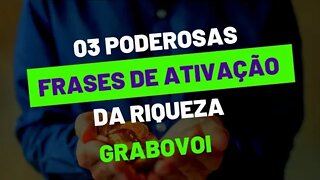 03 Frases positivas para ATIVAÇÃO da riqueza com Código GRABOVOI para atrair dinheiro inesperado