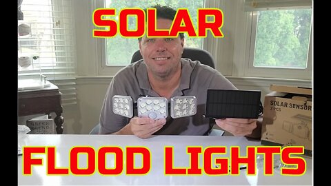 Lots of Light! Outdoor Solar Flood Lights 2 pack