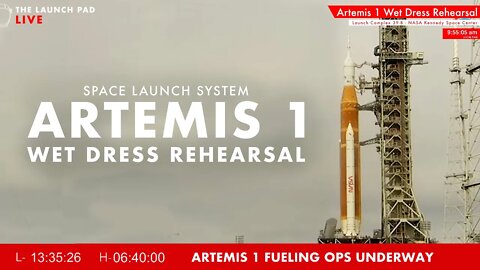 Artemis 1 Wet Dress Rehearsal LIVE!