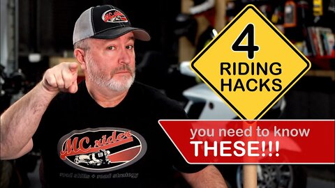 4 motorcycle riding hacks you need to know