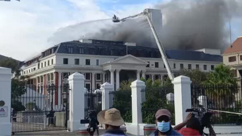 Watch: Parliament Fire Wrap