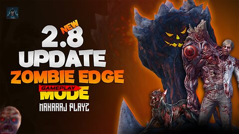 New Zombie Edge Mode Gameplay 😱 | New Update 2.8 | 🔥| Pubg Mobile | 🔥 #maharajplayz #pubg