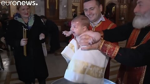 How Orthodox Christians Baptize (✝️raumatize) Babies #ThoughtYouMightLikeToKnow | Happy S🌞NDAY of "Worship" (AKA Drama/Ancient PsyOp & Self-Hatred)