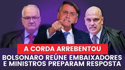 A CORDA ARREBENTOU? || Apertem os cintos! Bolsonaro x Fachin, Moraes e Barroso