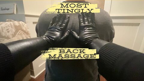 ASMR BACK MASSAGE ON A REAL PERSON FAST AND AGGRESSIVE@ FOR THE MOST TINGLY SLEEP