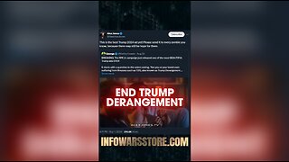 Stop Trump Derangement Syndrome - Alex Jones on X