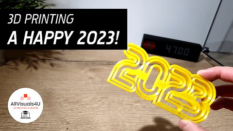 🎇✨ Happy 2023 - New Year 3D Model - Happy New Year - New Year Accessories