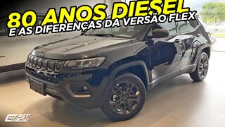 NOVO JEEP COMPASS LONGITUDE 80 ANOS 4X4 TURBO DIESEL 2022 VERSÃO EXCLUSIVA EM DETALHES Fast Car View