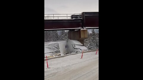 Truck Accident On Highway 5 British Columbia