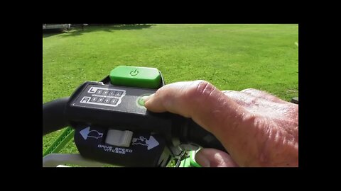 Solar Powered Greenworks Pro 60VDC Lawnmower