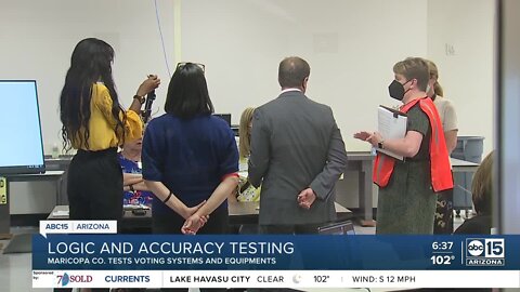 Maricopa, Secretary of State run pre-election test of voting equipment