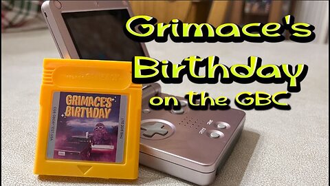 Grimace's Birthday on the Gameboy Color