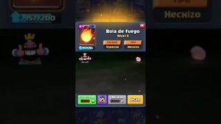 CLASH ROYALE BOLA DE FOGO #shorts