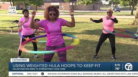 Stay fit with Hulafitnation's weighted hula hoop classes