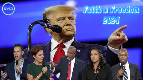 FAITH AND FREEDOM - Trump and frens speak at June 2024 Christian convention