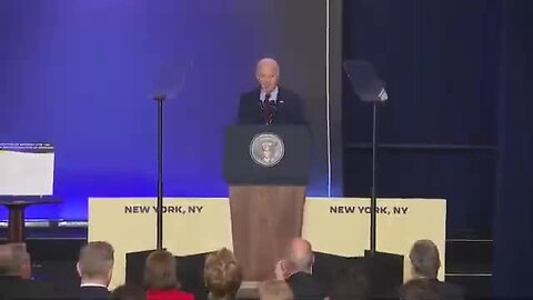 Biden, Speaking in New York City: ‘Welcome to Washington’