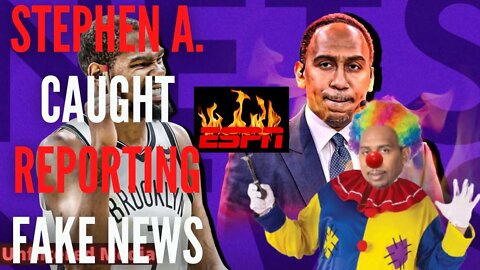 Stephen A. Smith BUSTED Using FAKE STORY on ESPN. Cites Ballsack Sports on ESPN.