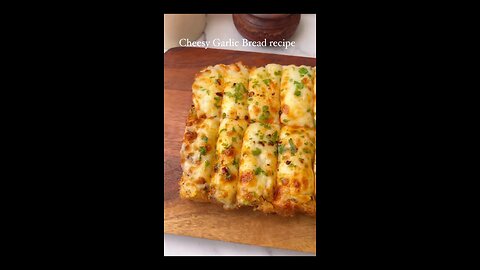 Cheesy Garlic Bread Recipe ## delicious ## easy to try