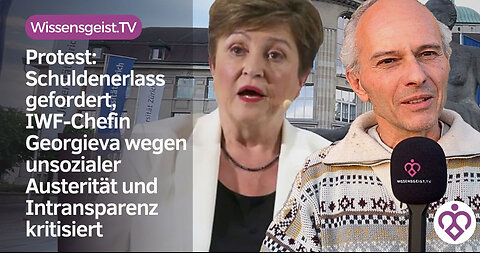 IWF-Chefin Kristalina Georgiewa: Protest Uni Zürich wegen Schuldenerlass und unsozialer Austerität