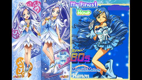 Cure Diamond (Doki Doki Pretty Cure) and Hanon Hosho/Aqua Blue (Mermaid Melody Pichi Pichi Pichi) Transformation AMV - My Finest Hour