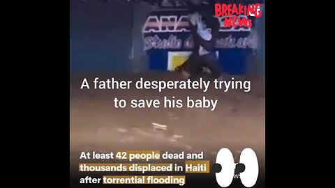 a father desperately trying to save his baby