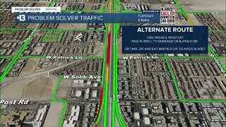 Police activity reported on western beltway of I-215, near Sunset Rd.