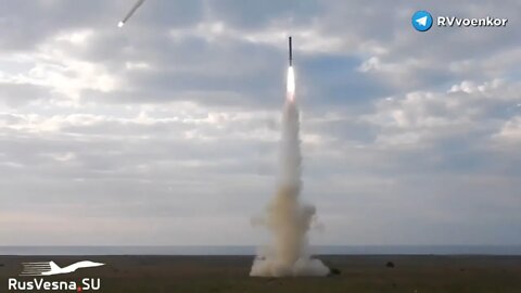 Launch Of High-Precision Onyx Missiles At The Logistics Center At The Military Airfield In Odessa