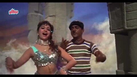 hum kaale hai to kya hua dilwale hai. Helen, Mehmood Mohammed Rafi Gumnaam Bollywood Song