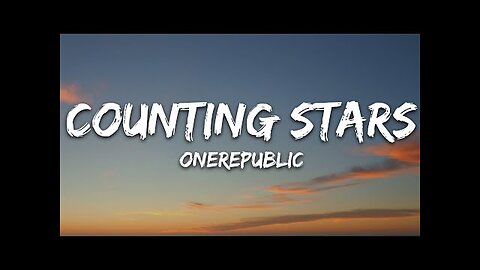 OneRepublic - Counting Stars (Lyrics)