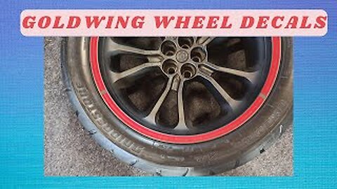 GOLDWING WHEEL DECALS