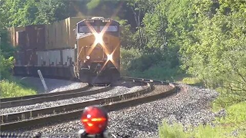 CSX I135 Intermodal Train from Lodi, Ohio July 2, 2022