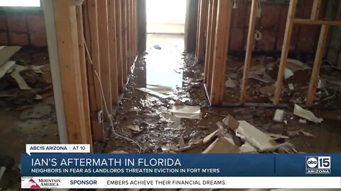 Residents deal with destruction, face possible eviction after Hurricane Ian