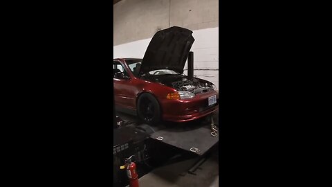 Turbo Civic Dyno Pull