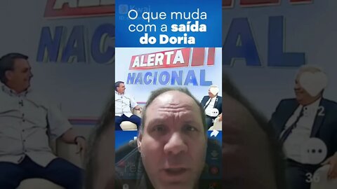 Sikera Jr pergunta a Bolsonaro o que muda com. a saída de Dória das Eleições