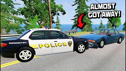 Can I Prevent the Suspect's Escape in BeamNG?