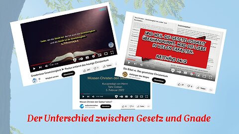 Unterschied zwischen Gesetz und Gnade