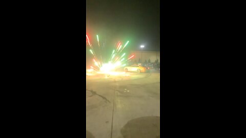 CHICAGO CAR MEETS! Burnout Vs Fireworks