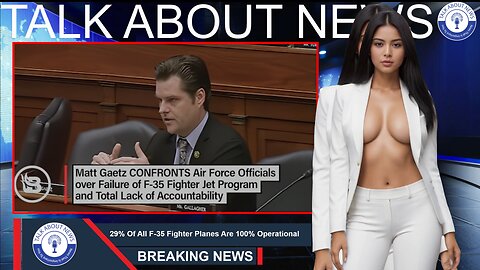 Matt Gaetz Confronts Top Air Force Officials on F-35 Program Failure In Todays Breaking News