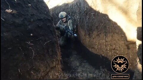 Ukrainian Forces Storm Russian Trench