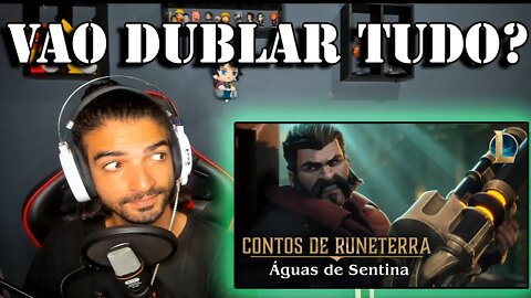 YERIK REACT - Contos de Runeterra: Águas de Sentina - DUBLADO | "Virando o Jogo"