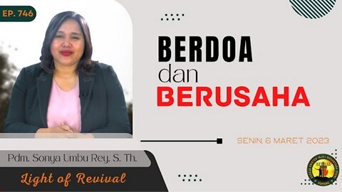 Renungan Harian | Berdoa dan Berusaha