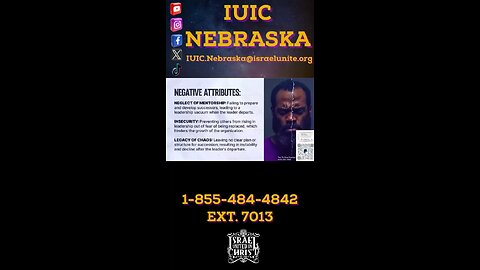 #IUIC #israelunitedinchrist #nathanyel7 #IUICNE #nebraska #Slavery #Prophecy #BHM365 #Blackhistory