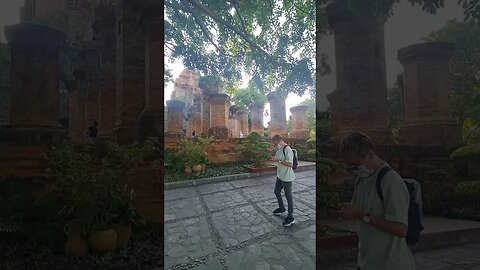 Cham Ruins Trang Vietnam 🇻🇳 #shorts #nhatrang #beach #expat #travel #rebornabroad #ruins #temple