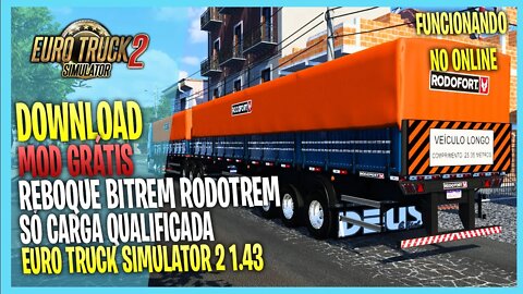 ▶️ETS2 1.43 BITREM E RODOTREM GUERRA/RODOFFORT EURO TRUCK SIMULATOR 2 1.43