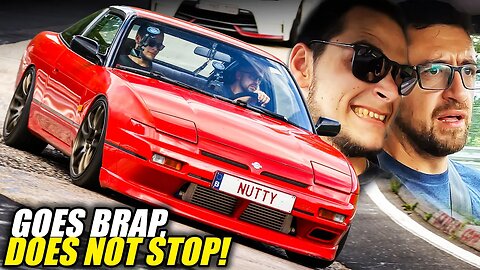 Nissan 200SX S13! Butter Brakes vs Impreza GC8! // Nürburgring