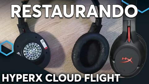 Como trocar as almofadas do headset HyperX Cloud Flight BARATO no AliExpress | Earpads para HyperX