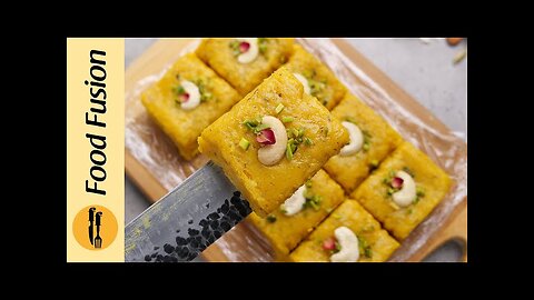 Mango coconut barfi